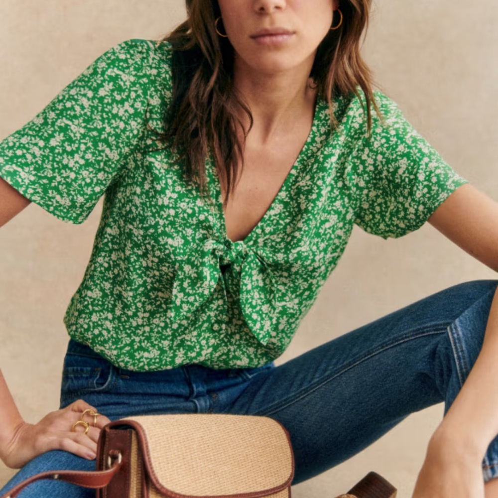 Sezane Eloine Blouse